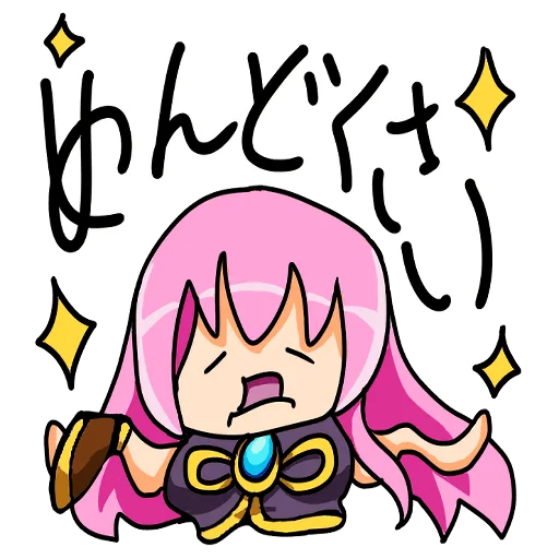 😦 Стикер «Loose MEGURINE LUKA» для Telegram