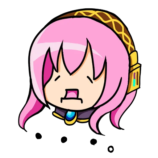 😶 Стикер «Loose MEGURINE LUKA» для Telegram