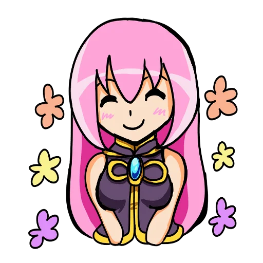 Стикерпак Loose MEGURINE LUKA для Telegram