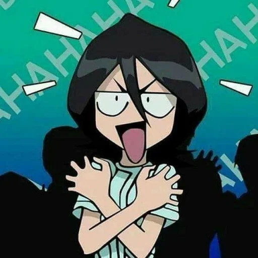 🖤 Стикер «Рукия Кучики» для Telegram
