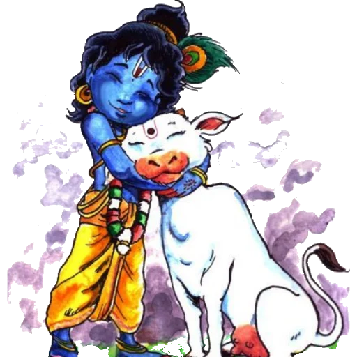 🥰 Стикер «Lord Krishna» для Telegram