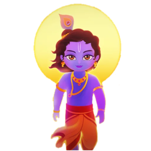 😎 Стикер «Lord Krishna» для Telegram