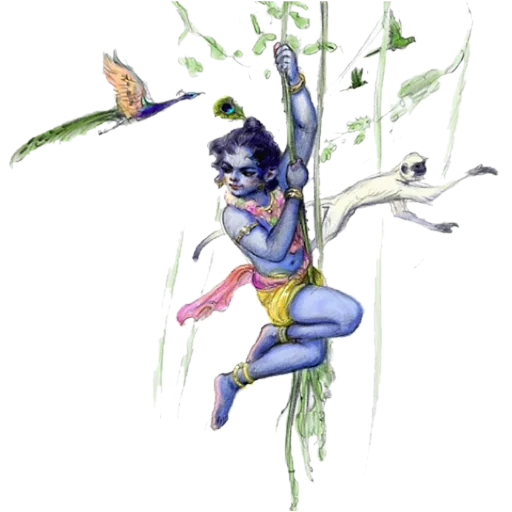 😌 Стикер «Lord Krishna» для Telegram