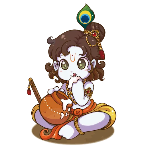 😋 Стикер «Lord Krishna» для Telegram