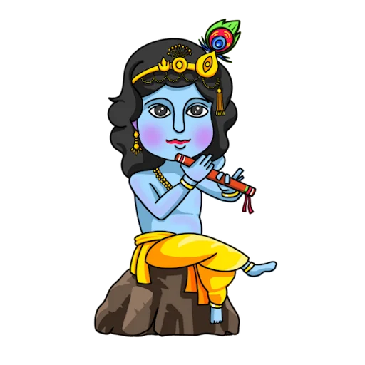 ☺️ Стикер «Lord Krishna» для Telegram