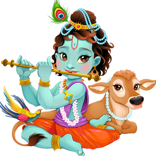😊 Стикер «Lord Krishna» для Telegram