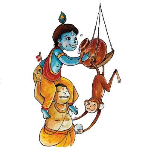 😋 Стикер «Lord Krishna» для Telegram