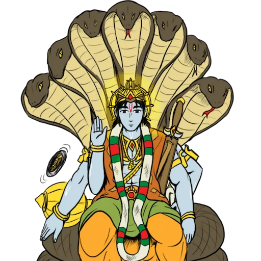 ✋ Стикер «Lord Krishna» для Telegram