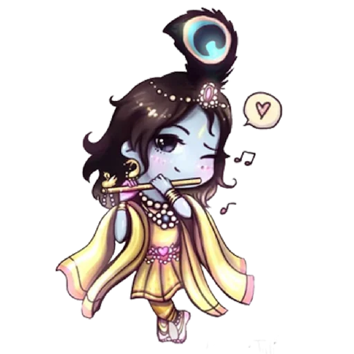 😉 Стикер «Lord Krishna» для Telegram