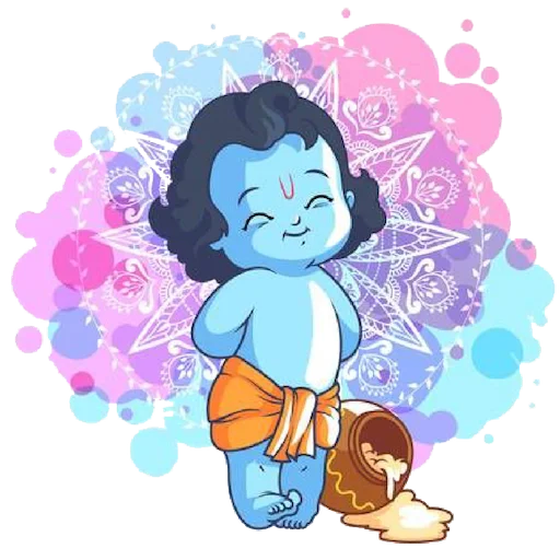 ☺️ Стикер «Lord Krishna» для Telegram