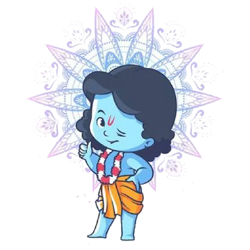 👍 Стикер «Lord Krishna» для Telegram