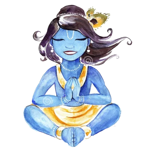 🙏 Стикер «Lord Krishna» для Telegram