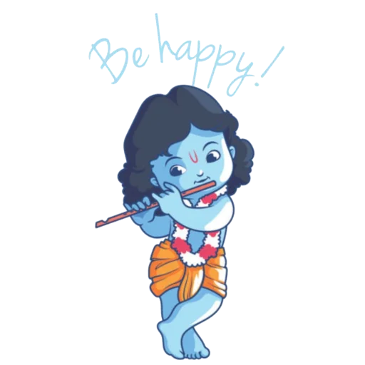 😊 Стикер «Lord Krishna» для Telegram