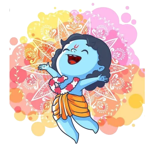 🥳 Стикер «Lord Krishna» для Telegram