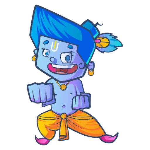 👊 Стикер «Lord Krishna» для Telegram