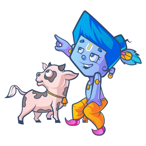🤩 Стикер «Lord Krishna» для Telegram