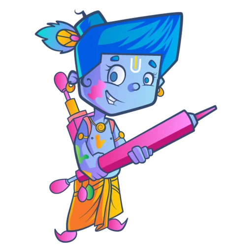 😁 Стикер «Lord Krishna» для Telegram