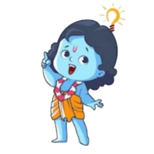 ☝️ Стикер «Lord Krishna» для Telegram