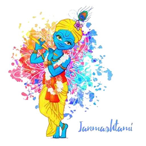 😇 Стикер «Lord Krishna» для Telegram