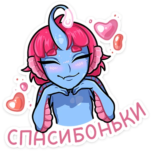 ☺️ Стикер «Лорелея, пожалуй, самая стильная русалка на всём морском дне. Чего только стоит её модная стрижка&;» для Telegram