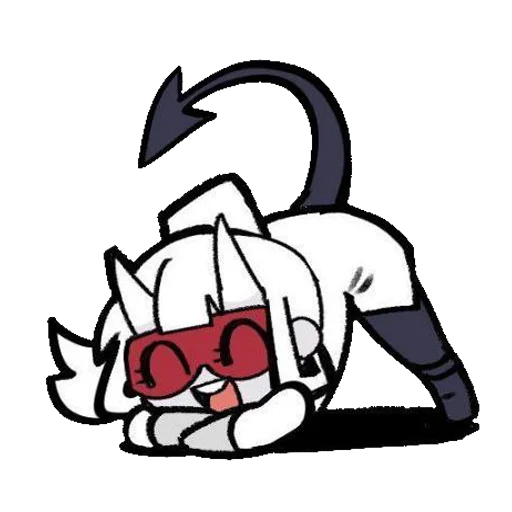 🍑 Стикер «Лормастер Helltaker» для Telegram