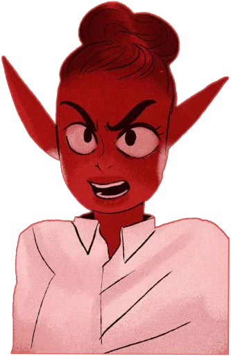 😡 Стикер «Lore Olympus VI» для Telegram