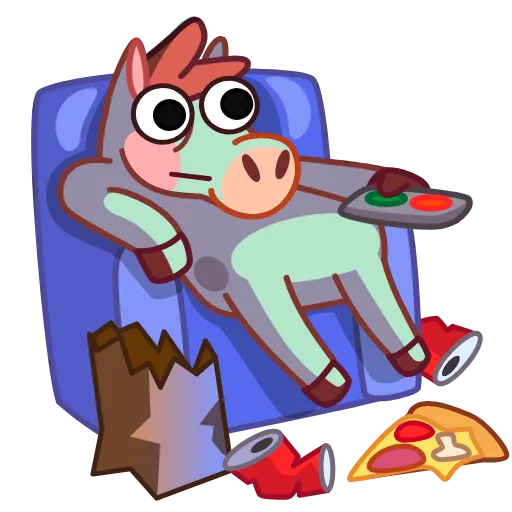 ⭐ Эмодзи «Лошадкус» для Telegram