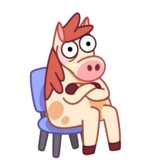 ⭐ Эмодзи «Лошадкус» для Telegram