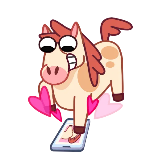 ⭐ Эмодзи «Лошадкус» для Telegram