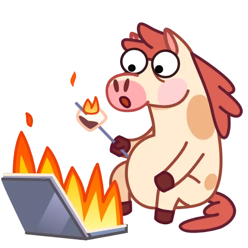⭐ Эмодзи «Лошадкус» для Telegram