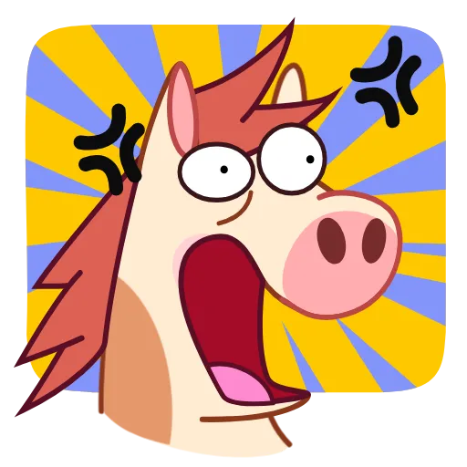 ⭐ Эмодзи «Лошадкус» для Telegram