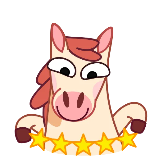 ⭐ Эмодзи «Лошадкус» для Telegram