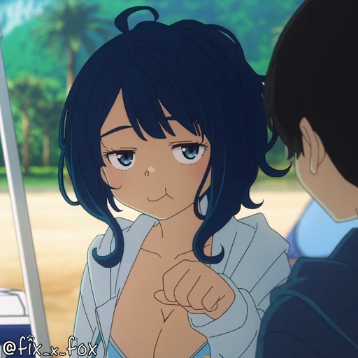 👊 Стикер «Make Heroine ga Oosugiru» для Telegram