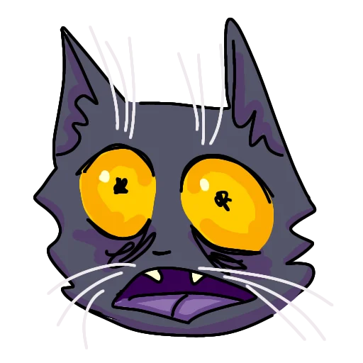 😧 Стикер «Кот Лёня» для Telegram