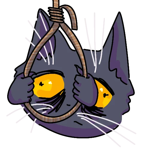 🪦 Стикер «Кот Лёня» для Telegram