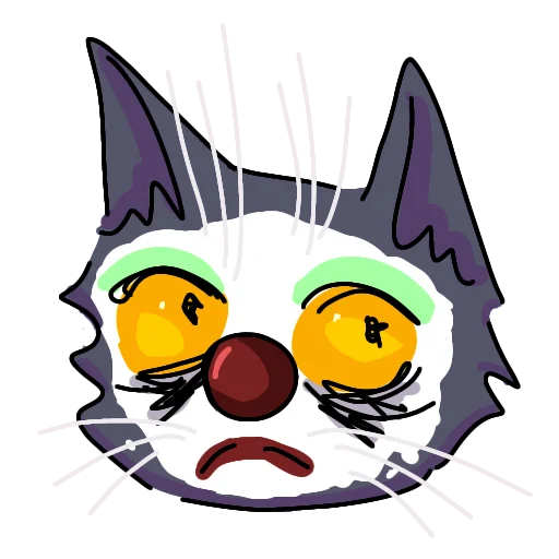 🤡 Стикер «Кот Лёня» для Telegram