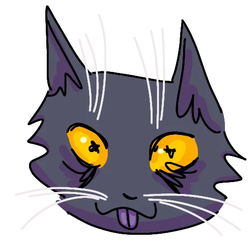 😛 Стикер «Кот Лёня» для Telegram