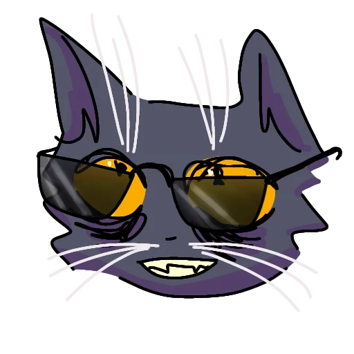 😎 Стикер «Кот Лёня» для Telegram