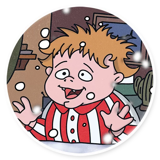 😃 Стикер «Life with Louie» для Telegram