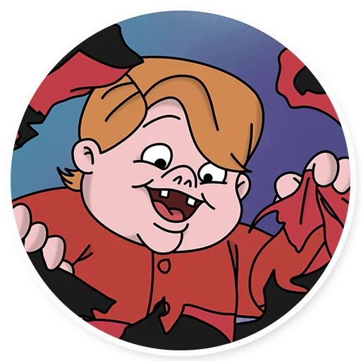 😃 Стикер «Life with Louie» для Telegram