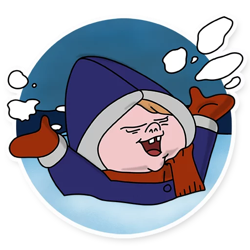 ❄️ Стикер «Life with Louie» для Telegram