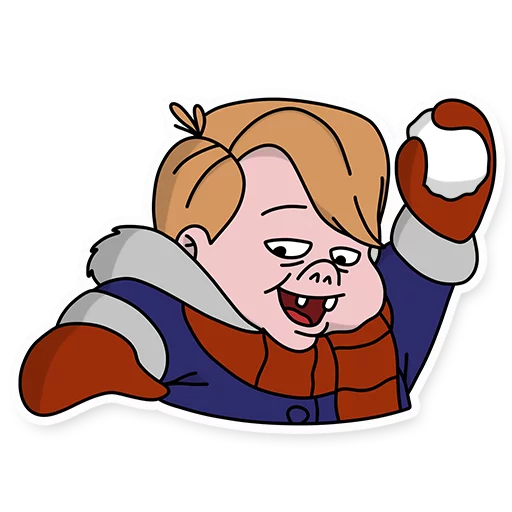 ❄️ Стикер «Life with Louie» для Telegram