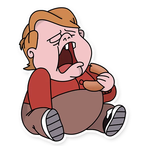 😩 Стикер «Life with Louie» для Telegram