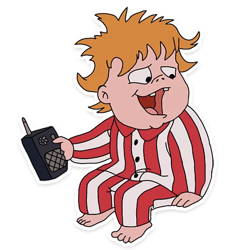 😀 Стикер «Life with Louie» для Telegram