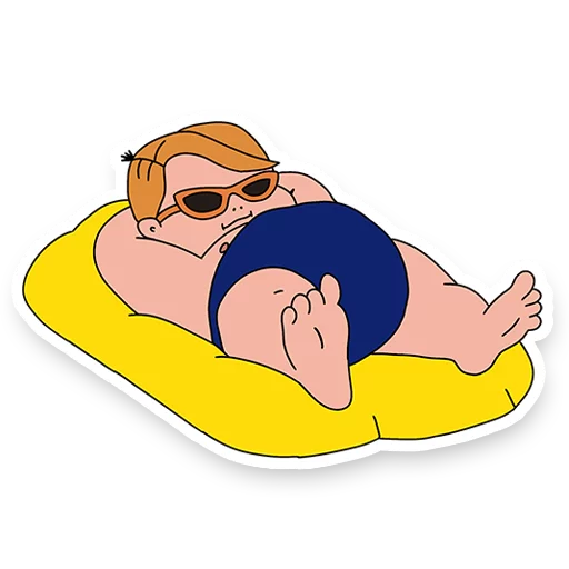 😎 Стикер «Life with Louie» для Telegram