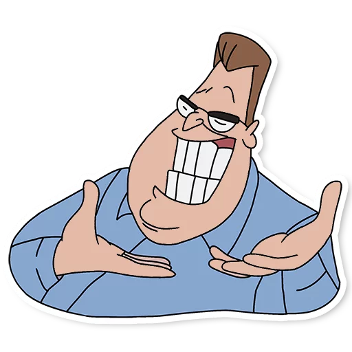 😬 Стикер «Life with Louie» для Telegram