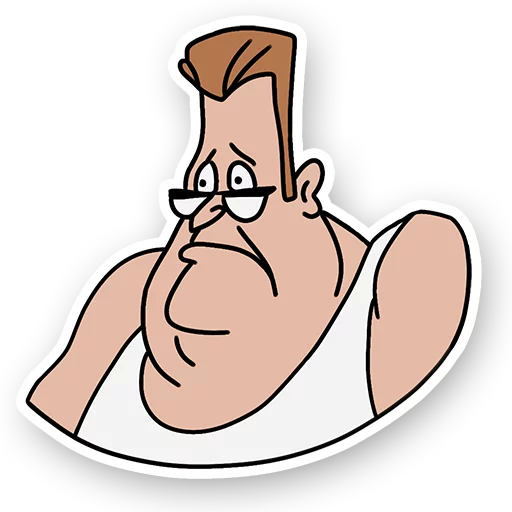 😨 Стикер «Life with Louie» для Telegram
