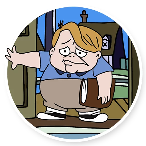 😳 Стикер «Life with Louie» для Telegram