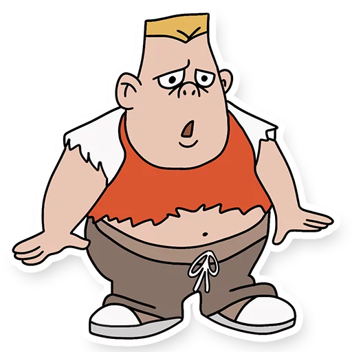 😯 Стикер «Life with Louie» для Telegram