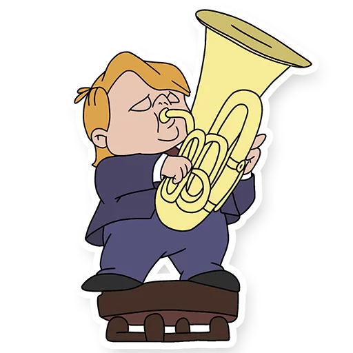 😎 Стикер «Life with Louie» для Telegram
